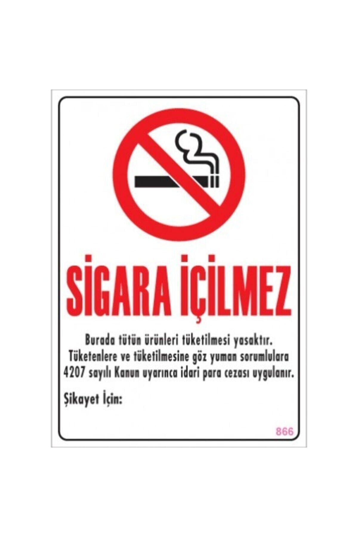 SÖNSAN Uyarı Levhaları ''sigara Içilmez'' Pvc 25*35